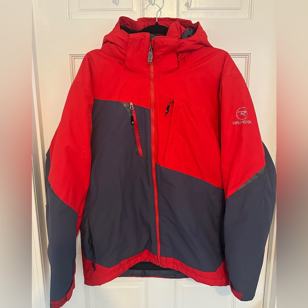 Rossignol Red and Black Ski Jacket - Men’s Small